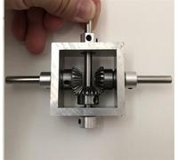 Bevel Gear，Transmission Angle 1pcs 90 Degree Corner Steer Device 1:1 Transmission Reversing Gearbox Dual Shaft Bevel Gearbox Right Angle Small Bevel Gear Box driver shaft (Color : Type 2 8mm shaft)(Ty