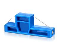 Bevel Tool Pottery Angle Cutting Clay Tool Pottery Wire Bevel Cutter Clay Wire Cutter for Sculpting Small Potteries Angle Clays Trimming Tools Blue Plastic Ceramic Wires Clays Cutting