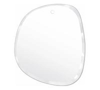 Beveled Extra Flat Mirror - Round Shape 46 x 55cm White one size