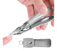 Beveled Nail Clippers | Eagle Beak Beveled Toenail Clippers | Stainless Steel Cutter for Thick Fingernail Ingrown Manicure Pedicure Grooming Daily Seniors Adults Hospital Athletes