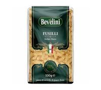 Bevelini Fusilli Pasta 500g,(Pack of 1) Spiral Italian Pasta Made from Durum Wheat Semolina, Twisted Pasta Shape for Thick Sauces, Pasta Salads and Everyday Home Cooking