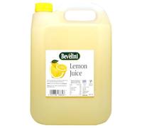 Bevelini Lemon Juice 4L,100% Pure Fresh Lemon Juice, | Premium Lime Juice Natural No Additives, Ideal for Margaritas, Cocktails, Cooking, Baking, Drinks, Salads & Dressing (Pack 1)