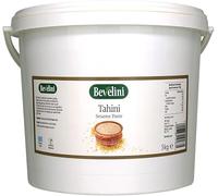 Bevelini Tahini Sesame Paste 5kg Pack of 2, Bulk Catering Bundle, Pure Sesame Paste for Hummus, Sauces, Dressings, Baking & Mediterranean Cooking, Professional Food Service Use