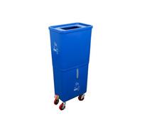 Beverage Bin for Leftover Drinks - Blue Beverage Disposal Bin for Collecting Cocktail Garnish, Tea, Beer, Wine & More
