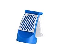 Beverage Can Pull-Tab Opener with Single-Hand Press Action, Blue | Press-to-Lift Tab Action, Handheld Format with Focused Control, Contoured Side Grip, Design for Kitchens