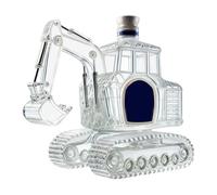 Beverage Carafe - Excavator Shaped Glasses, Funny Whiskey Container, New Ghost Decanter | Unique Bourbon Dispenser To Expand Your Home Bar Collections Or Fathers Day