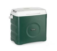 Klarstein BeerBelly 29 Electric Cool Box - 29 L, 3 Connections: 230V, 12V Connection for Cigarette Lighter & USB Connection, Portable, Cooling and Warming Function, Car, Truck, Camping, Socket, Green