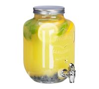 Beverage dispenser 3.5 l Vintage Juice Decanter Iced Drink Container Easy Clean