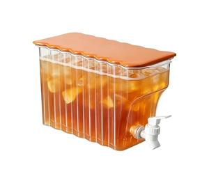 Beverage Dispenser | 3.6L Beer Container with Tap - Cold Drinks and Juice Dispenser - For Drinkers Women Men Home Office Restaurant Cafe Birthday BBQ Meeting