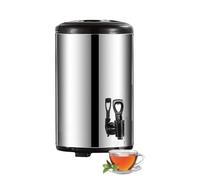 Beverage Dispenser Double Wall Container with Tap | Large capacity coffee dispenser made of stainless steel for cold and hot drinks, juice, tea, milk when camping and on
