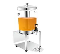 Beverage Dispenser Hot Cold Drink Dispenser with Ice Container and Stainless Steel Drip Trays for Party Buffet