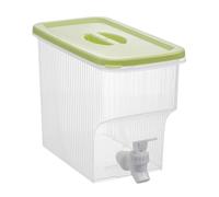 Beverage Dispenser - Masons Jar Water Dispenser, Drink Dispensers - 3.9L Clear PP Container for Chilled Drinks, Ideal for Fridge Use, Lemonade, Cocktails & Party Events Indoors or Outdoors
