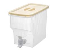 Beverage Dispenser - PP, 7.09 Inches, Beverage Dispenser, Peer Beverage Dispenser in Jar | Large Capacity 3.9 Litre Container, Leakproof Juice Container for Parties