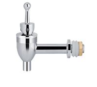 Beverage Dispenser Spigot Replacement Juice Cold Drink Wine Barrel Faucet Tap for Home Brewing, Office Bar Party(Silver 12mm)