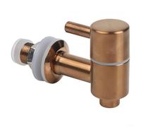 Beverage Dispenser Tap Pure Copper with Premium Gold Coating, Stainless Steel Spigot, Built-in Filtration System,Fits 16-24 mm Sink or Countertop Hole Diameter for Home Bar Party Use