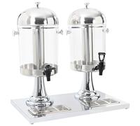 Beverage Drink Dispenser Serving Dish Pitcher Stainless Steel 3 Sizes vidaXL