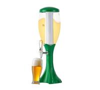 Beverage Drink Tower - Tabletop Beer Dispenser, Sturdy Ice Tube Tap, Illuminated Water Container, Portable Liquor Server, Stylish Party Bar Accessory | LED Margarita Dispenser For Patio Outdoor Events