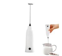 Beverage Mixer, Manual Milk Frother - Milk Frother - Press the for a Stainless Steel Rotor, Ergonomic Design for Making Milk | Cappuccino, Cocktails and Whisks