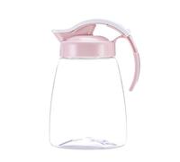 Beverage Pitcher 2.15l with Lid for Tea and Iced Drinks | Wide Mouth Cleaning, Pink Household Jug, Fridge Storage, Suitable for Hosts and Parents