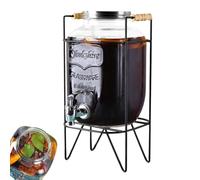 Beverage Pot - 4L Beverage Container, Liquid Container | Lemonade Water Dispenser, Airtight Cocktail Wine Jug For Home Parties, Outdoor Picnic, Family Gatherings, BBQ Events, Summer