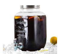 Beverage Pot - 4L Beverage Container, Liquid Container | Lemonade Water Dispenser, Airtight Cocktail Wine Jug For Home Parties, Outdoor Picnic, Family Gatherings, BBQ Events, Summer