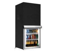 Beverage Refrigerator Cover - Outdoor Kyle Cover, UV Block Zipper Shield | Magnetic Closure Cover, Appliance Cover with Dormitory Camping Picnic Patio Garden for Daily Appliance Care