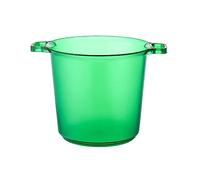 Beverage Tub Beverage Tubs for Parties Plastic Ice Bucket for Cocktail Bar Green Acrylic Wine Drink Cooler for Chiller Bin for Champagne or Beer, 8L(Green)