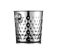 Beverage Tub Hammered Ice Bucket Stainless Steel 3L Champagne Cube Beer Insulated