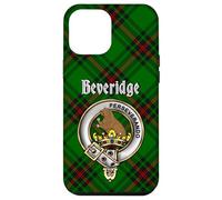 Beveridge Scottish Clan Badge & Tartan Case for iPhone 12 Pro Max