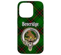 Beveridge Scottish Clan Badge & Tartan Case for iPhone 14 Pro
