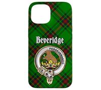 Beveridge Scottish Clan Badge & Tartan Case for iPhone 15