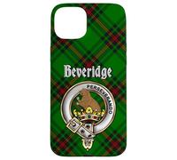 Beveridge Scottish Clan Badge & Tartan Case for iPhone 15 Plus