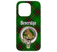 Beveridge Scottish Clan Badge & Tartan Case for iPhone 15 Pro