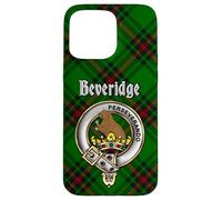 Beveridge Scottish Clan Badge & Tartan Case for iPhone 15 Pro Max
