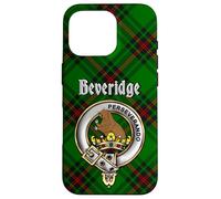 Beveridge Scottish Clan Badge & Tartan Case for iPhone 16 Pro