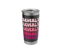 Beverly First Name Minimalist Design Stainless Steel Insulated Tumbler