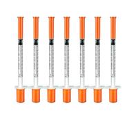 Beverly Healthcare 25 Pcs 1ml Lab Dispensing Measuring Tools with 30G 8mm Plastic Tubes - Individually Sealed, Multiple Uses, Measuring Tool for Liquid Separation (25 Pcs)
