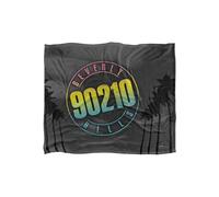 Beverly Hills 90210 Palms Logo Silky Touch Super Soft Throw Blanket 152 X 127 cm ViacomCBS/Nickelodeon White One Size