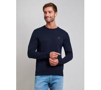 Beverly Hills Polo Club Men's MODERN SLIM FIT CREWNECK COTTON KNIT in Blue | Size: Large Beverly Hills Polo Club Blue L