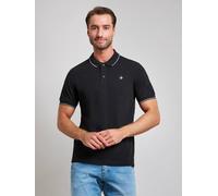 Beverly Hills Polo Club Men's TIPPED MODERN SLIM FIT POLO SHIRT CLUB in Black | Size: 2XL Beverly Hills Polo Club Black 2XL