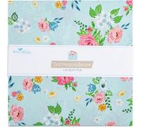 Beverly McCullough Correspondence 10" Stacker 42 10-inch Squares Layer Cake Riley Blake 10-17560-42
