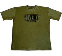 Beverly Nutrition Oversized Military T-Shirt Size XL, Unisex Adults, Green (Green)