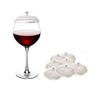BevHat Stainless Steel Drink Covers (8 Pack), Wine Glass Covers for Outdoors, Protect Cocktails, Coffee Mugs, Tea Cups, Beers, Keep Bugs Out, Wine Accessories & Drink Lids