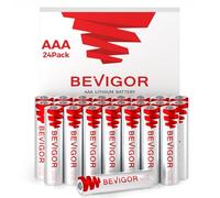 BEVIGOR AAA Batteries, 1.5V Lithium AAA Batteries, 1200mAh High Capacity Triple A Battery, Pack of 24 [ Disposable Battery ]