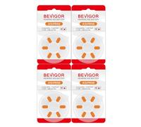 BEVIGOR Size13 Batteries, 24 High Capacity Mercury-Free Premium Batteries, Easy Replacement, 4x6 Pack PR48