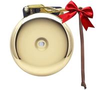 Bevin Bells Brass Trip Gong | Traditional Prize Fighter 10" Boxing Bell | Loud & Made of Steel & Brass | Boxing Training and Warning Device in One | Man Cave / Bar Accessory | Made in USA
