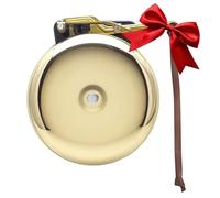 Bevin Bells Brass Trip Gong | Traditional Prize Fighter 8" Boxing Bell | Loud & Made of Steel & Brass | Boxing Training and Warning Device in One | Man Cave / Bar Accessory | Made in USA