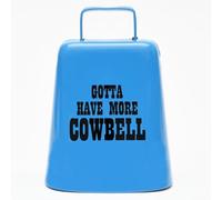 Bevin Bells "Gotta Have More Cowbell" (Medium) | Kentucky Cow Bell w/Cobalt Blue Color | Made from Steel | Loud Noise Makers w/Handle | Made in CT, USA