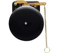 Bevin Bells Steel Trip Gong | Traditional Prize Fighter 6inch Boxing Bell | Loud & Made of Steel & Brass | Boxing Training and Warning Device in One | Man Cave/Bar Accessory | Made in USA 6STG