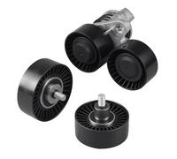 Bevinsee Drive Belt Pulley Tensioner Kit with Bolt 11287570664 Compatible with N55 Engine E90 E91 E92 E93 E82 E88 X1 E84 335i 135i 1287628653